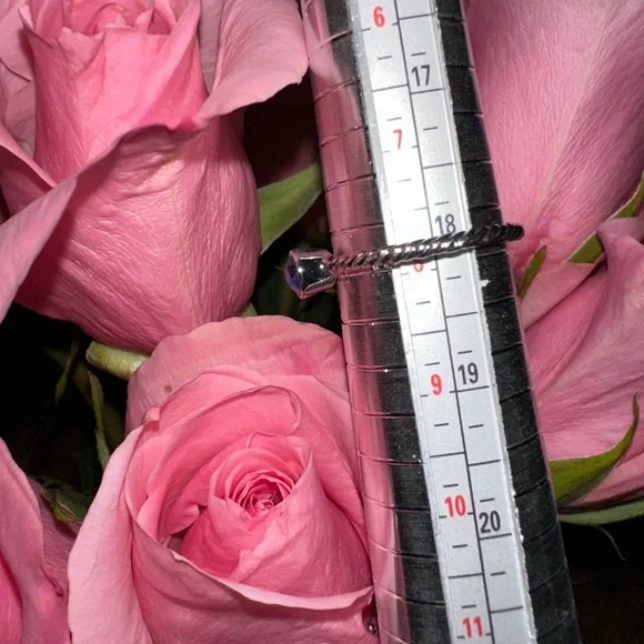 Touchstone Crystal September Birthstone Ring - Picture 3 of 4